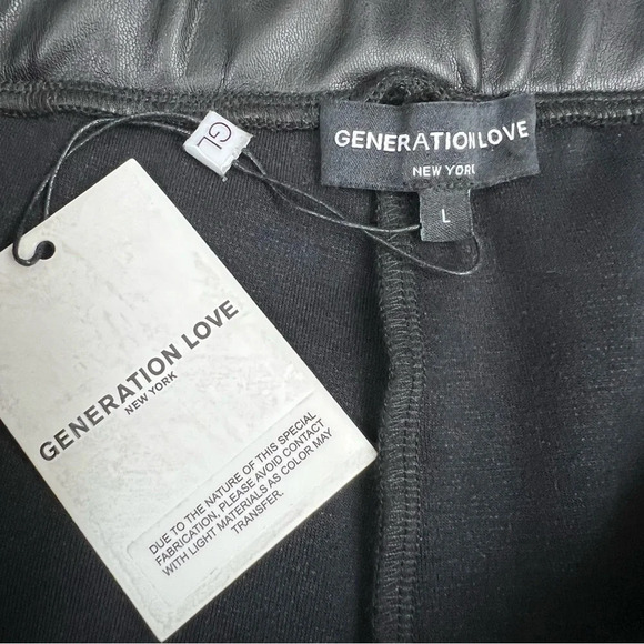 New Generation Love Ray Vegan Stirrup Legging Black NWT Casual Women’s Large - Picture 6 of 10